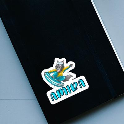 Boarder Sticker Amira Laptop Image