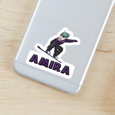 Amira Aufkleber Boarderin Image