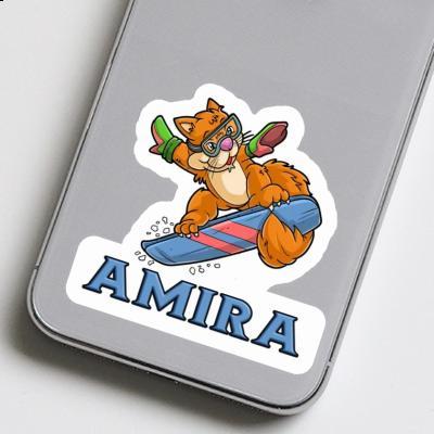 Amira Autocollant Snowboardeuse Gift package Image