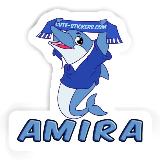 Sticker Amira Dolphin Laptop Image