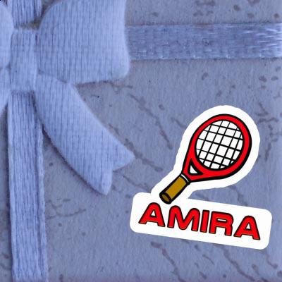 Tennisschläger Aufkleber Amira Image