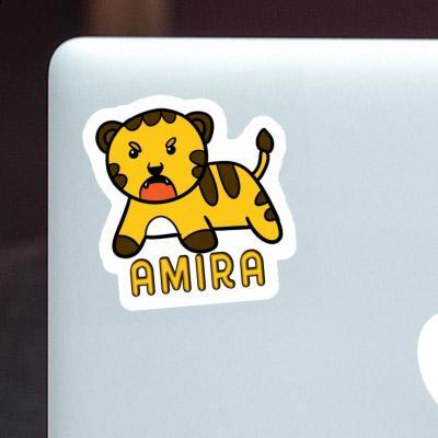 Amira Sticker Baby Tiger Notebook Image