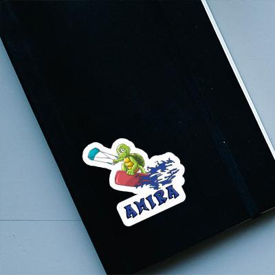 Sticker Amira Kitesurfer Laptop Image