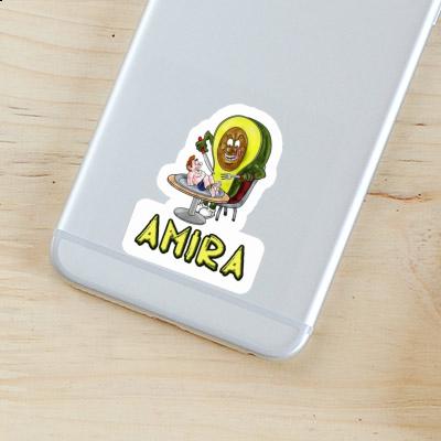 Sticker Amira Avocado Gift package Image