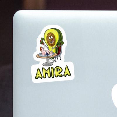 Sticker Amira Avocado Gift package Image