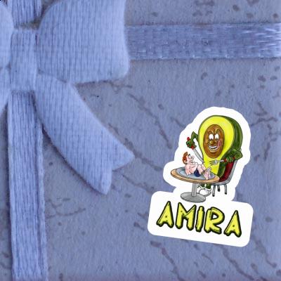 Sticker Amira Avocado Notebook Image