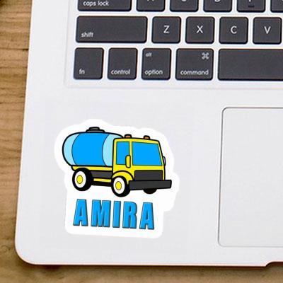 Sticker Amira Water Truck Notebook Image