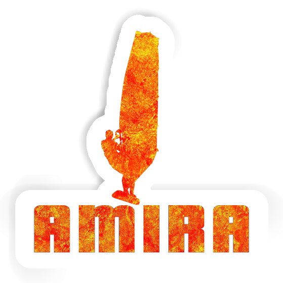 Amira Sticker Windsurfer Notebook Image