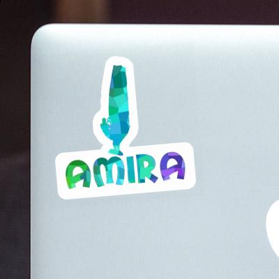 Amira Sticker Windsurfer Laptop Image