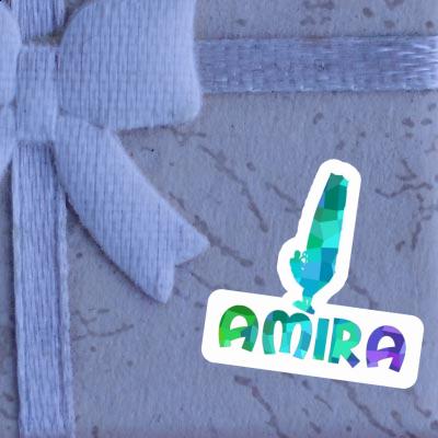 Amira Sticker Windsurfer Notebook Image