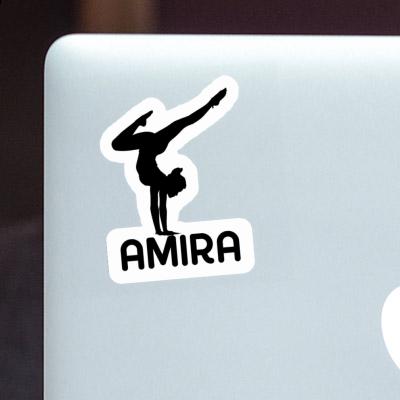 Sticker Yoga Woman Amira Notebook Image