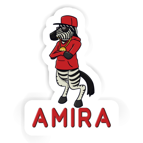 Sticker Amira Zebra Gift package Image