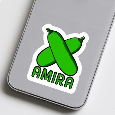 Autocollant Amira Courgette Laptop Image