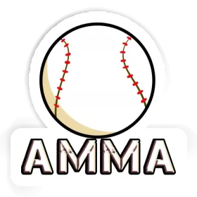 Sticker Amma Baseball Ball Image