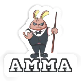 Billiard Player Sticker Amma Image