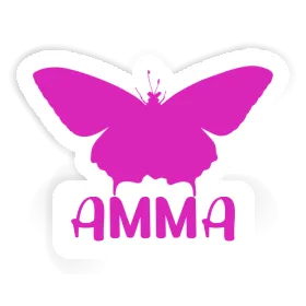 Sticker Amma Butterfly Image