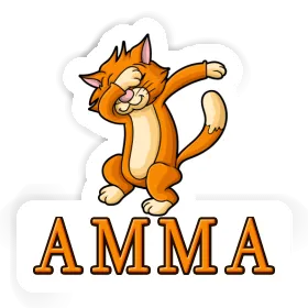 Sticker Dabbing Cat Amma Image