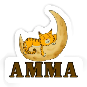 Sleeping Cat Sticker Amma Image