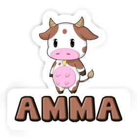 Sticker Amma Cow Image