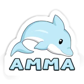 Sticker Amma Dolphin Image