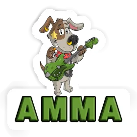 Sticker Guitarist Amma Image