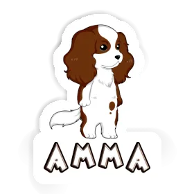 Sticker Cavalier King Charles Spaniel Amma Image