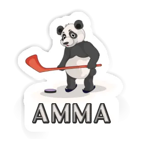 Sticker Ice Hockey Panda Amma Image