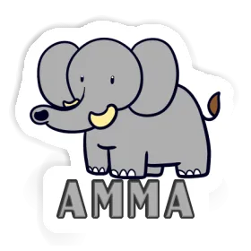 Sticker Elephant Amma Image