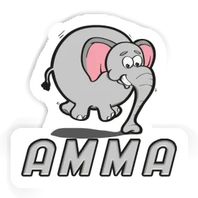 Sticker Elephant Amma Image