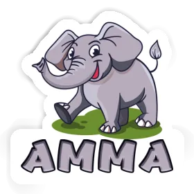 Sticker Amma Elephant Image