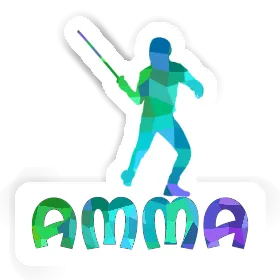 Amma Sticker Fencer Image