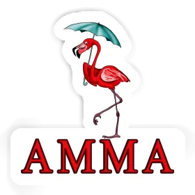 Flamingo Sticker Amma Image