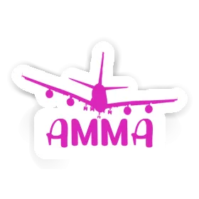 Sticker Airplane Amma Image