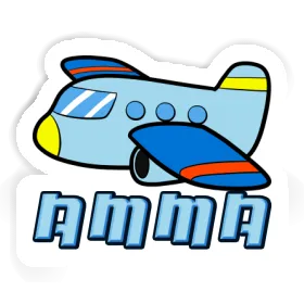 Airplane Sticker Amma Image