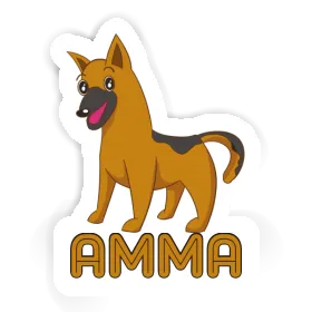 Sheperd Dog Sticker Amma Image