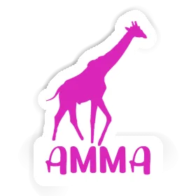 Sticker Amma Giraffe Image