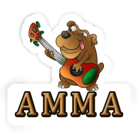 Guitarist Sticker Amma Image