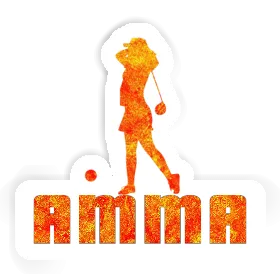 Sticker Golfer Amma Image