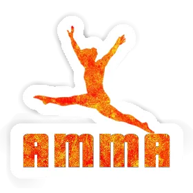 Gymnast Sticker Amma Image