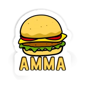 Sticker Hamburger Amma Image