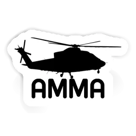 Helicopter Sticker Amma Image