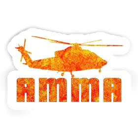 Sticker Helicopter Amma Image