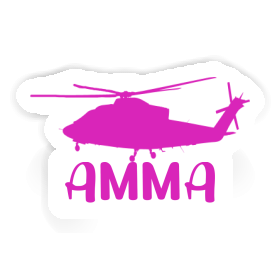 Sticker Helicopter Amma Image