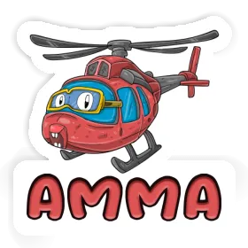 Autocollant Hélicoptère Amma Image