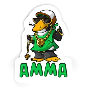 Hip Hop Penguin Sticker Amma Image