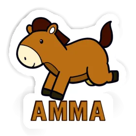 Sticker Amma Horse Image