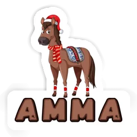 Sticker Amma Horse Image