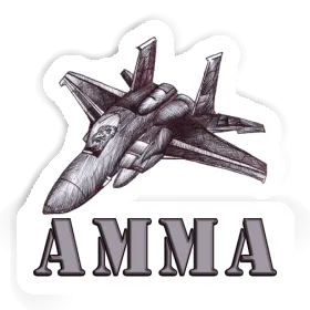 Airplane Sticker Amma Image