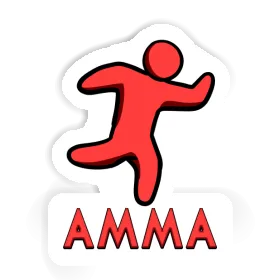 Runner Sticker Amma Image