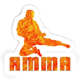 Karateka Sticker Amma Image